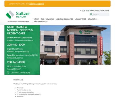 STD Testing at Saltzer Health North Nampa Medical Offices & Urgent Care