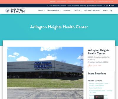 STD Testing at Cook County Arlington Heights Health Center