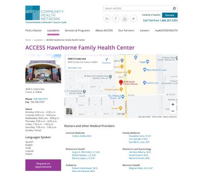 STD Testing at Access Hawthorne Family Health Center