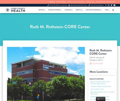 STD Testing at Ruth M. Rothstein CORE Center