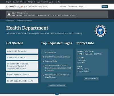 STD Testing at St. Louis City Dept of Health