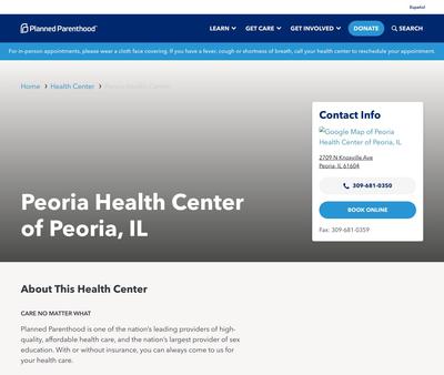 STD Testing at Peoria Health Center