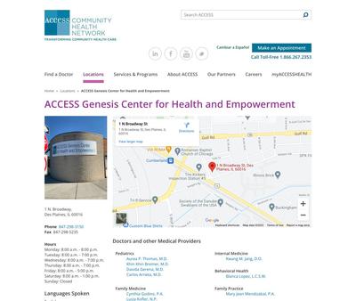 STD Testing at Access Genesis Center for Health and Empowerment
