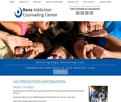 STD Testing at Renz Addiction Counseling Center (HIV Prevention Program)