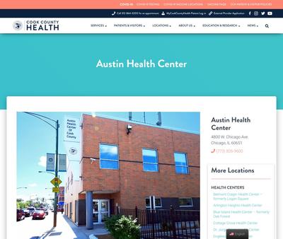 STD Testing at Cook County Health Austin Health Center
