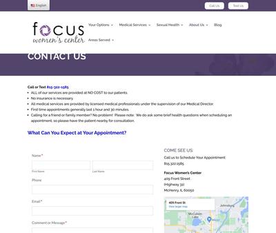 STD Testing at Focus Women’s Center