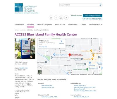 STD Testing at Access Blue Island Family Health Center