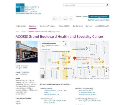 STD Testing at Access Grand Boulevard Health and Specialty Center