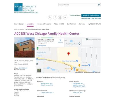 STD Testing at Access West Chicago Family Health Center