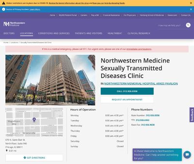 STD Testing at Northwestern Medicine - Sexually Transmitted Diseases Clinic