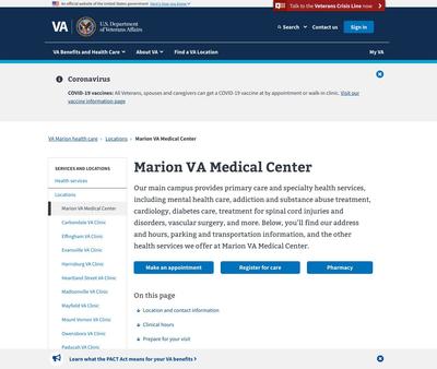 STD Testing at Marion VA Medical Center