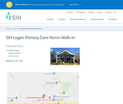 STD Testing at SIH Logan Primary Care Herrin, Walk-in Clinic