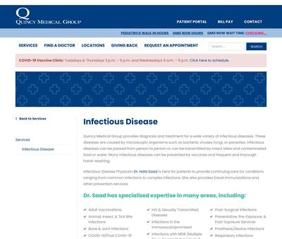 STD Testing at Quincy Medical Group Winchester