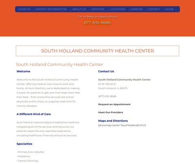 STD Testing at Aunt Martha's South Holland Community Health Center