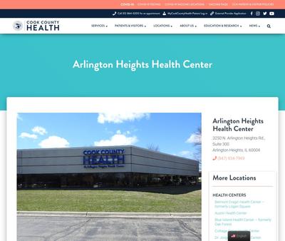 STD Testing at Cook County Arlington Heights Health Center
