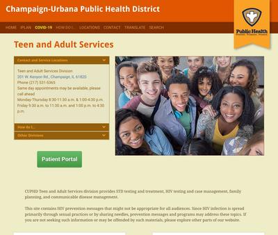 STD Testing at Champaign-Urbana Public Health District