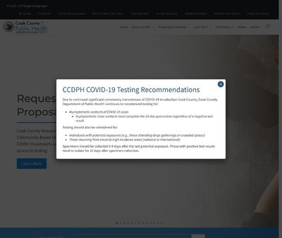 STD Testing at Cook County Department of Public Health