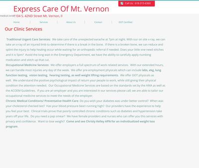 STD Testing at Express Care of Mt. Vernon Urgent Care