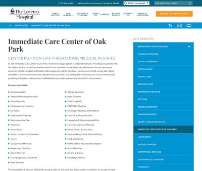 STD Testing at Immediate Care of Oak Park