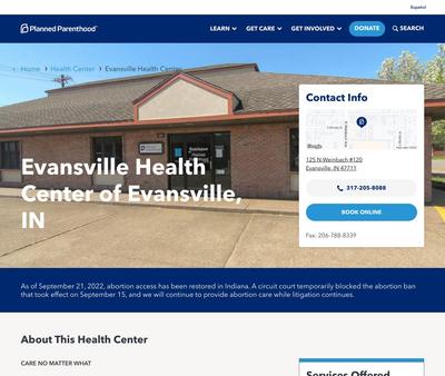 STD Testing at Planned Parenthood - Evansville Health Center