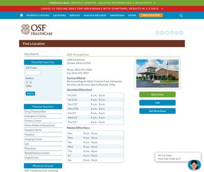 STD Testing at OSF PromptCare