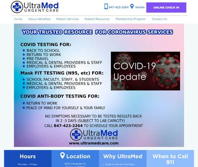 STD Testing at UltraMed Urgent Care