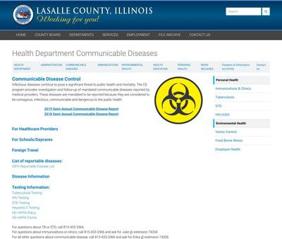 STD Testing at LaSalle County Health Department