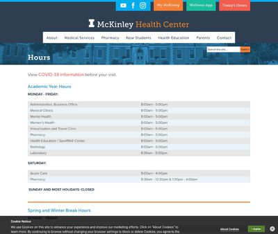 STD Testing at McKinley Health Center