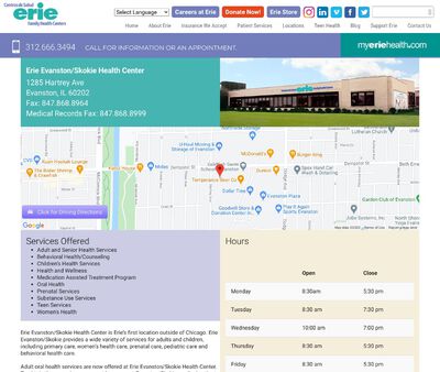 STD Testing at Erie Family Health Center Incorporated (Erie Evanston/Skokie Health Center)