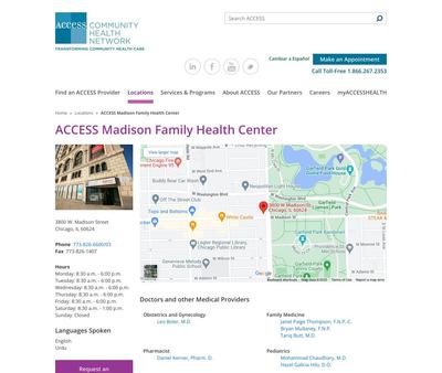 STD Testing at Access Madison Family Health Center