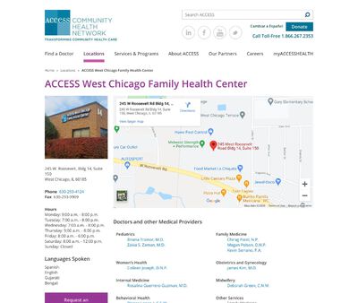 STD Testing at ACCESS West Chicago Family Health Center