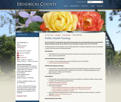 STD Testing at Hendricks County Health Department