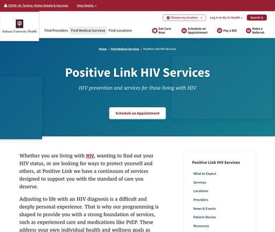 STD Testing at IU Health Bloomington Hospital HIV/AIDS Positive Link