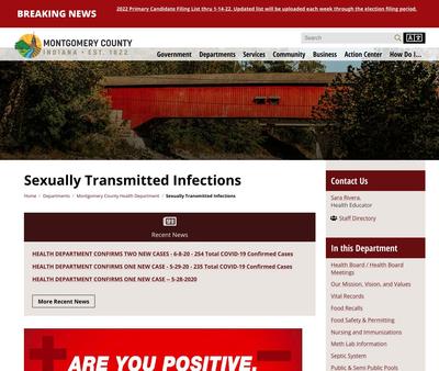 STD Testing at Montgomery County Health Department