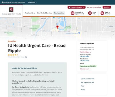 STD Testing at IU Health Urgent Care - Broad Ripple