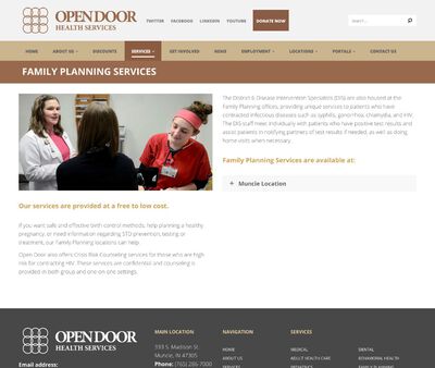 STD Testing at Open Door Family Planning