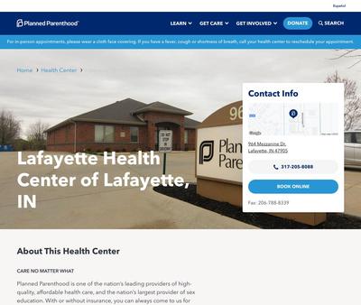 STD Testing at Planned Parenthood - Lafayette Health Center