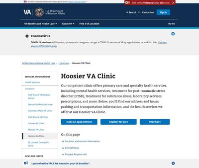 STD Testing at Hoosier VA Clinic