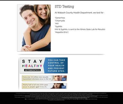 STD Testing at Wabash County Health Department