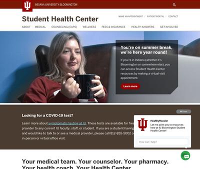 STD Testing at Indiana University Student Health Center