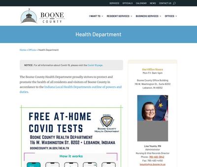 STD Testing at Boone County Health Department