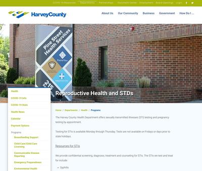 STD Testing at Harvey County Health Department