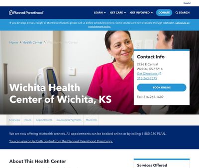 STD Testing at Wichita Health Center of Wichita, KS