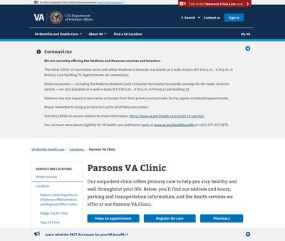 STD Testing at Parsons VA Clinic