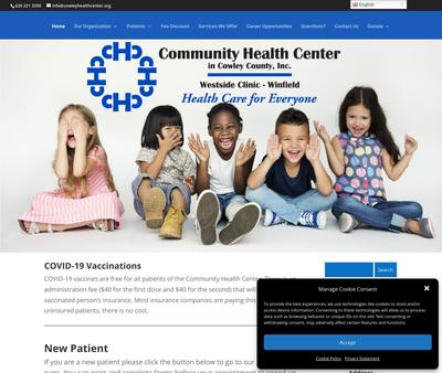 STD Testing at Community Health Center in Cowley County, Inc.