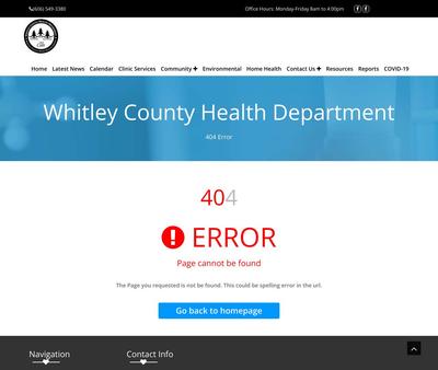 STD Testing at Whitley County Health DepartmentCorbin Branch