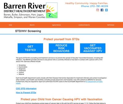 STD Testing at Barren County Health Department
