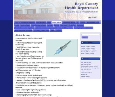 STD Testing at Boyle County Health Department