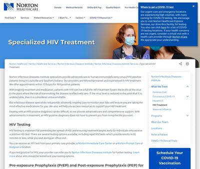 STD Testing at Norton Healthcare Express Services