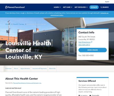 STD Testing at Planned Parenthood - Louisville Health Center